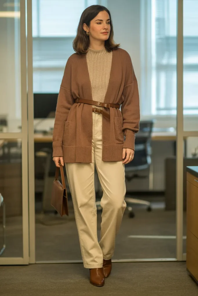 Belted Cardigan Shape