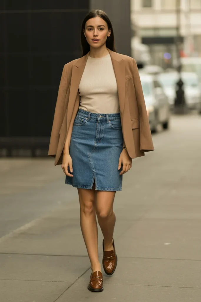 Blazer and Loafers