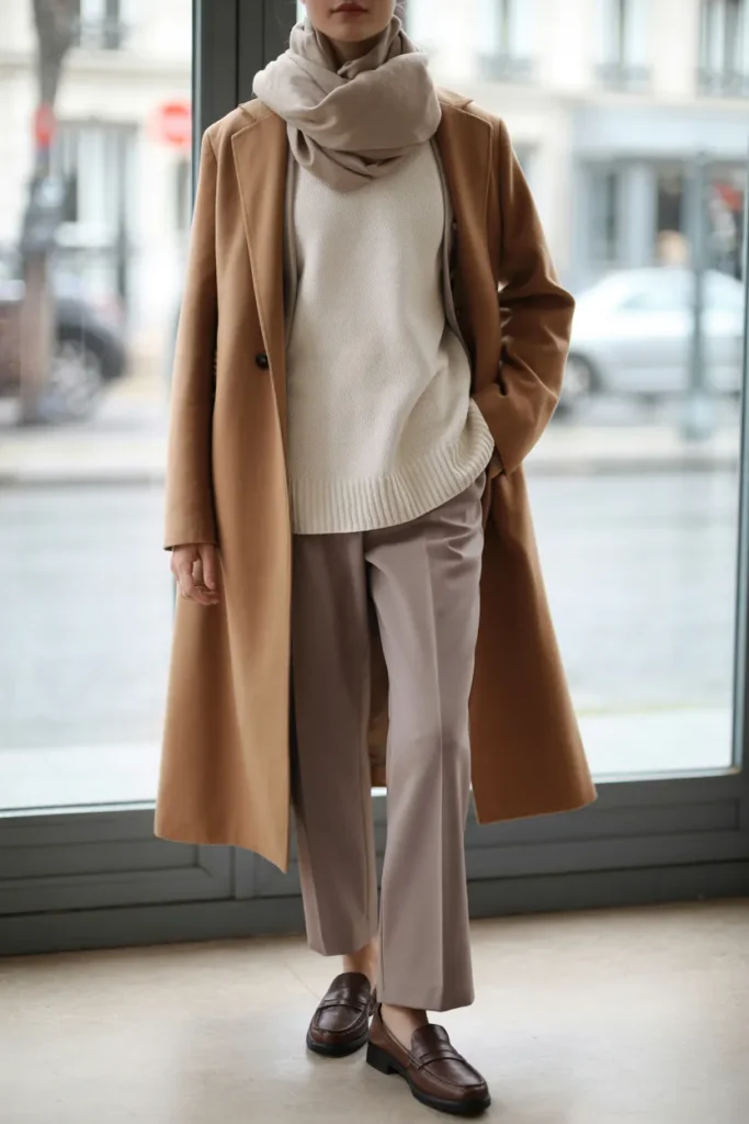Camel Coat Layers