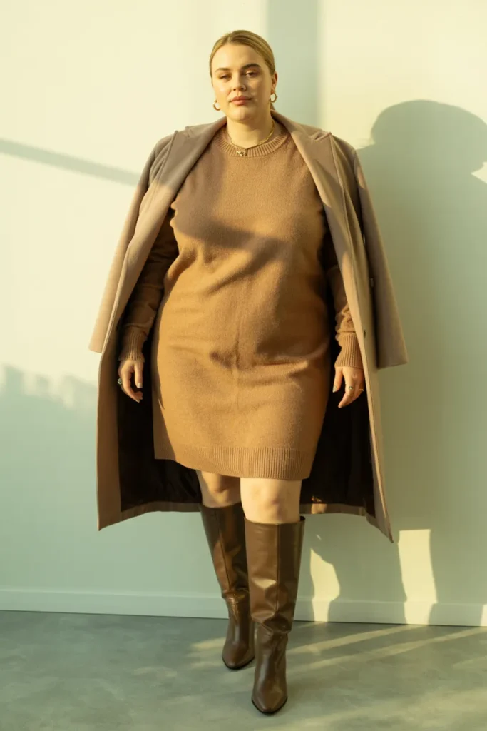 Camel Sweater Dress