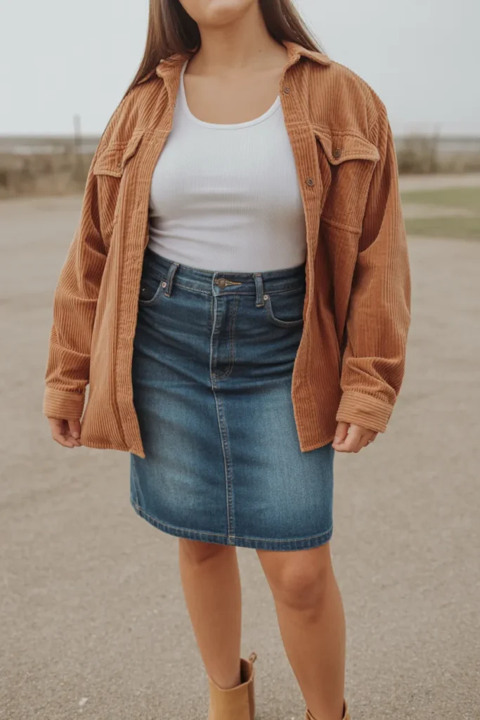 Corduroy Shirt Layer