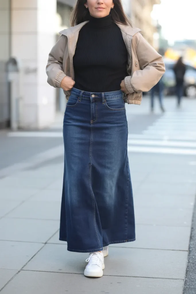 Denim Maxi Layers