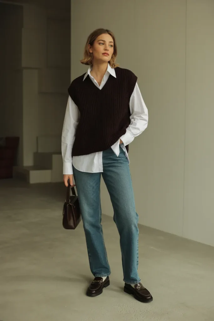 Espresso Vest Jeans