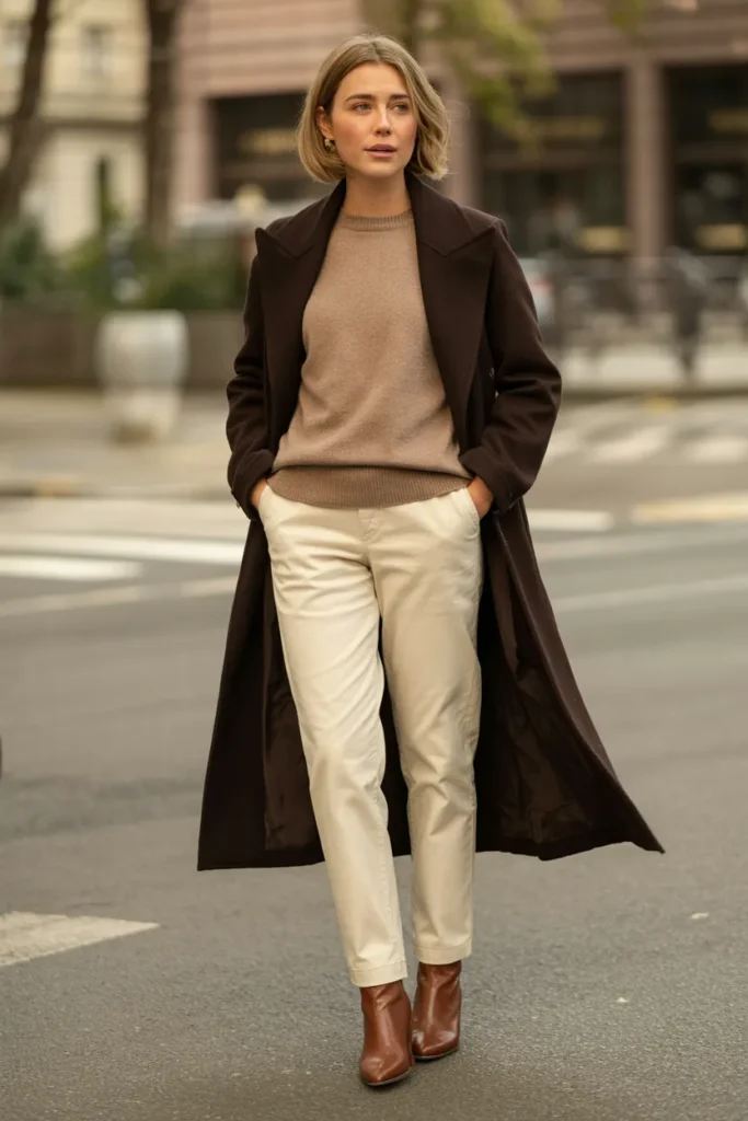 Espresso Wrap Coat