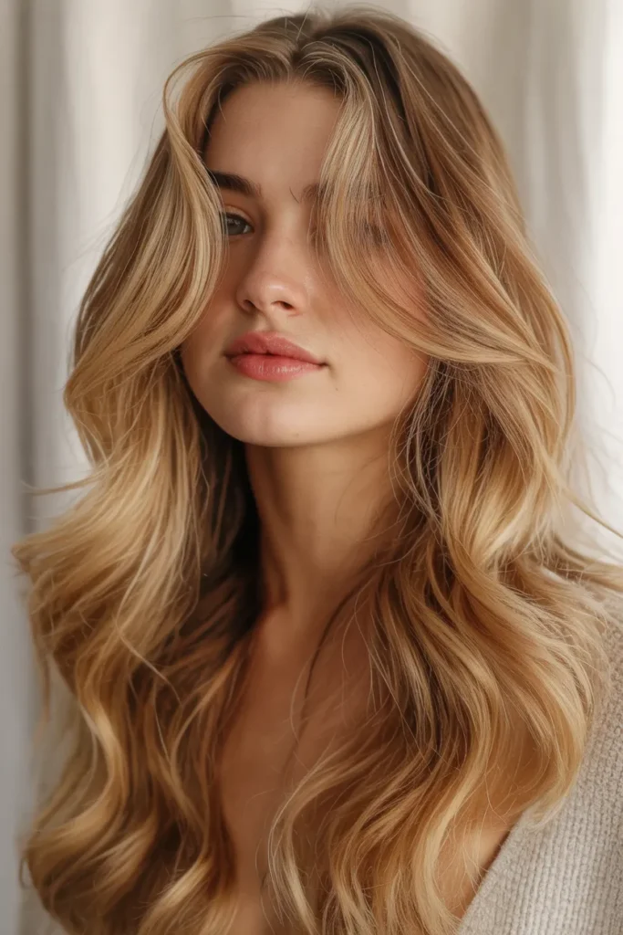 Golden Toffee Waves
