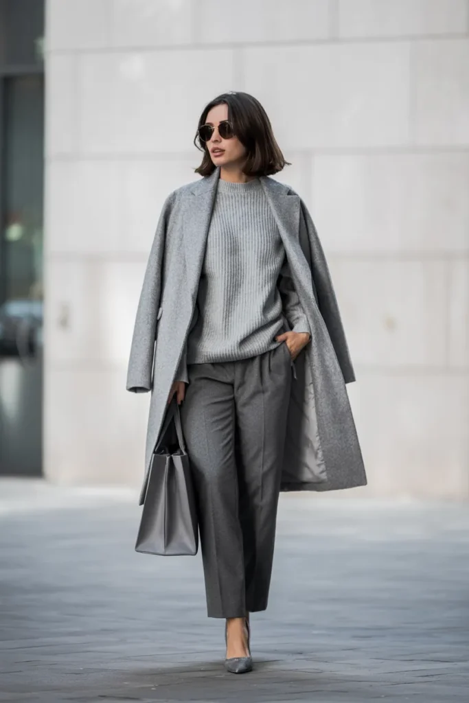 Grey Monochrome Layers