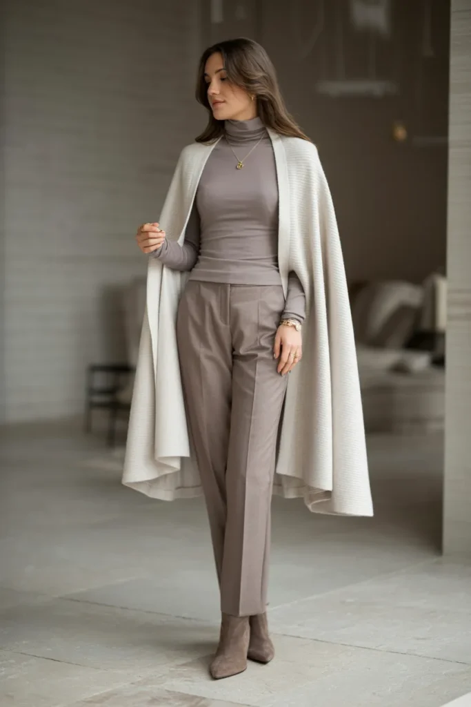 Ivory Cape Drape