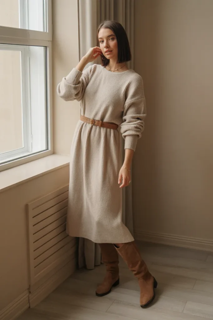 Knit Dress Boots