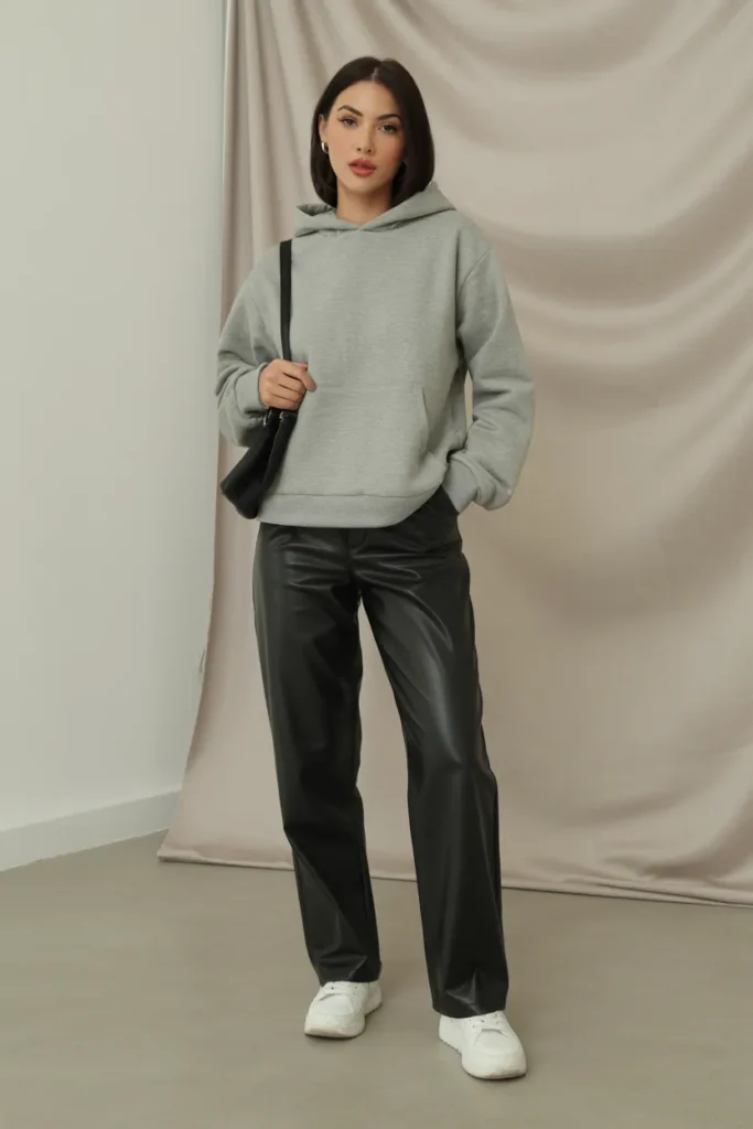 Leather Hoodie Mix