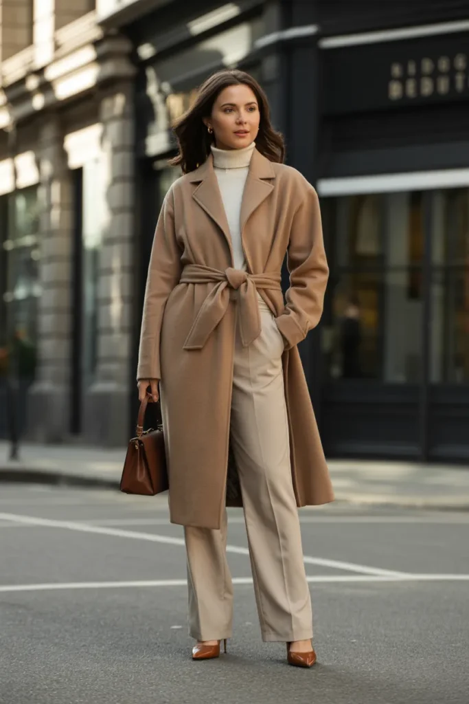 Oatmeal Wrap Coat