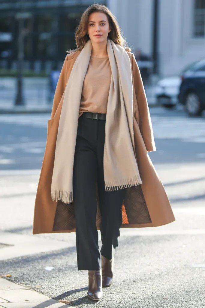Oversized Scarf Coat