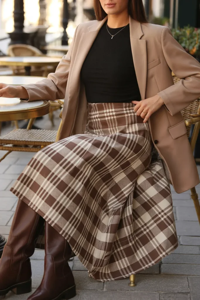 Plaid Skirt Pairing