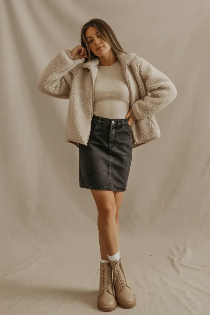 Sherpa Jacket Look