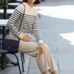 Striped Knit Trousers