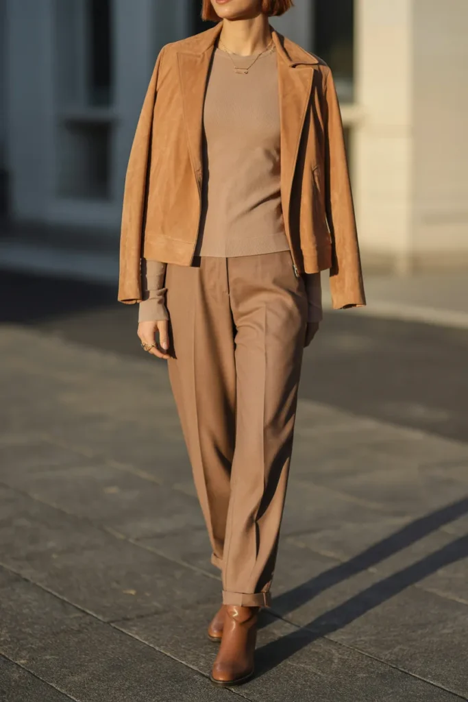 Suede Jacket Column