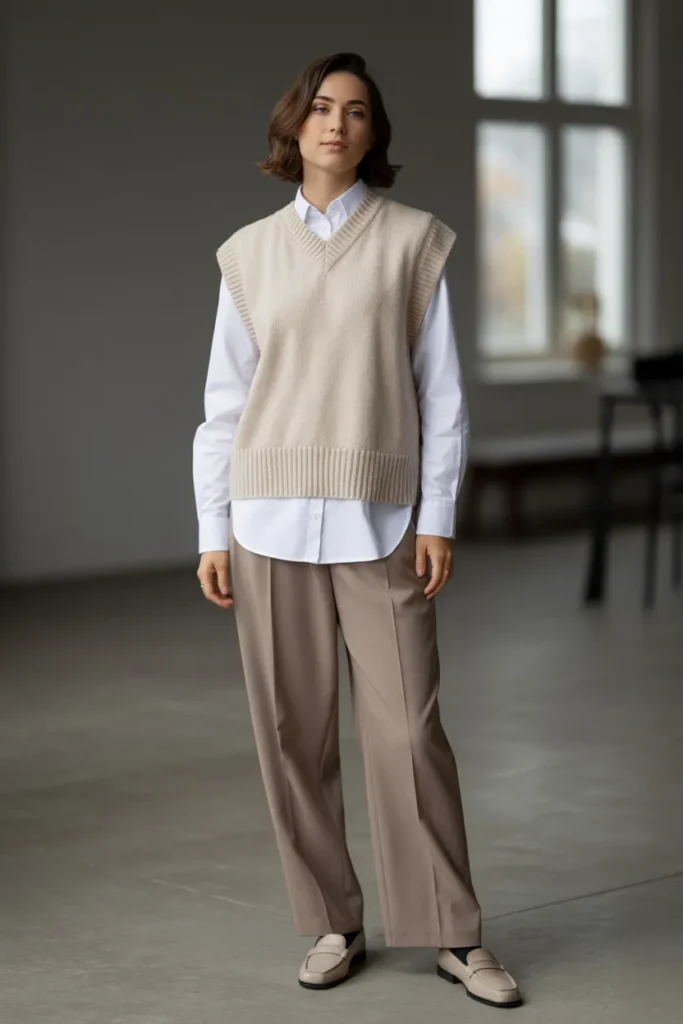 Sweater Vest Layers