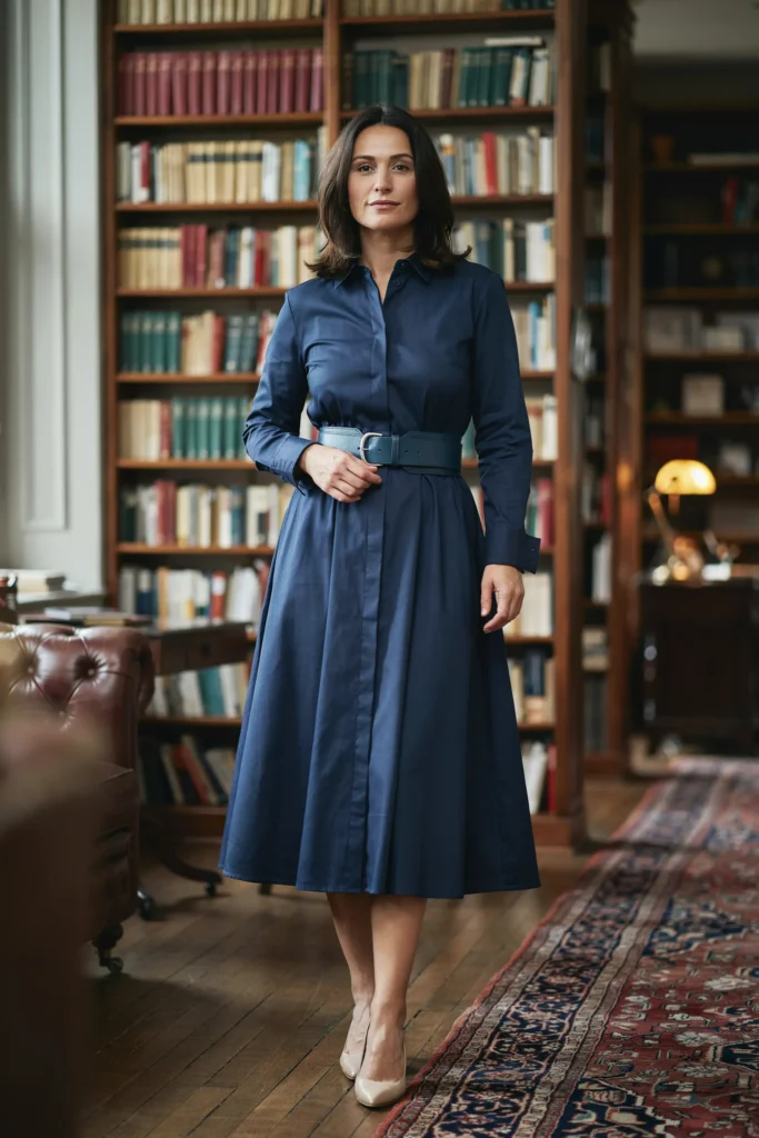 Belted Shirt Dress