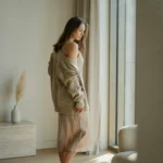 Cardigan and Slip Dress