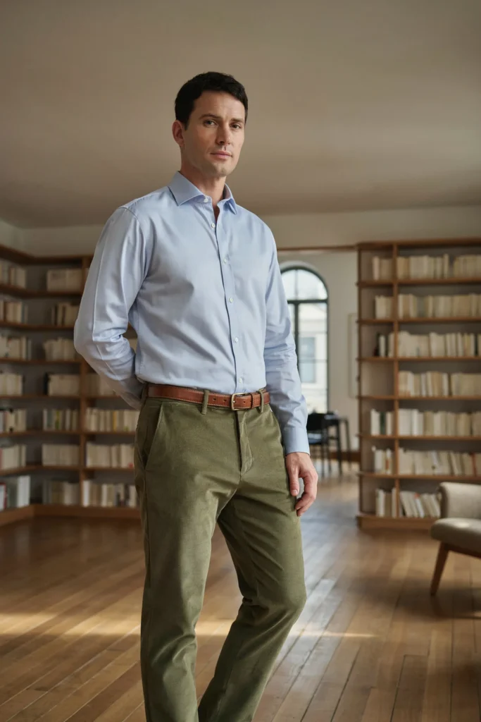 Corduroy Pants and Shirt