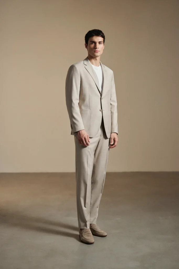 Monochrome Suit and Tee