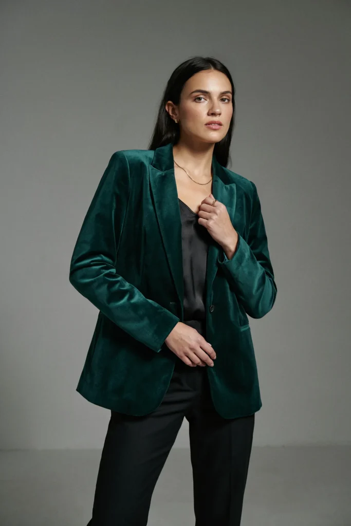Velvet Blazer and Trousers