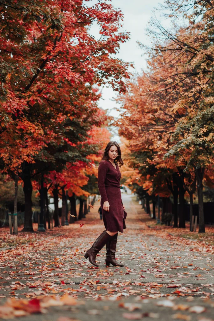Wrap Dress and Boots