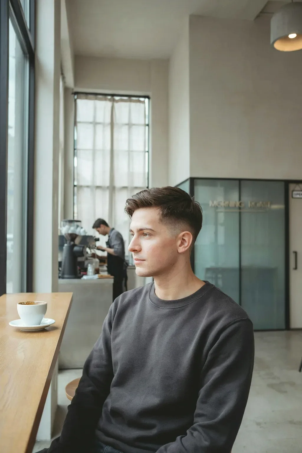 soft tapered look