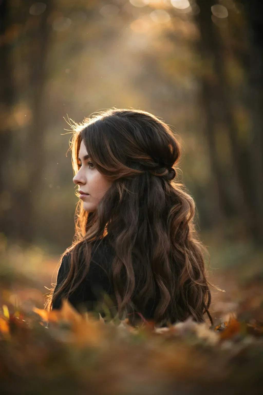 voluminous crown layers