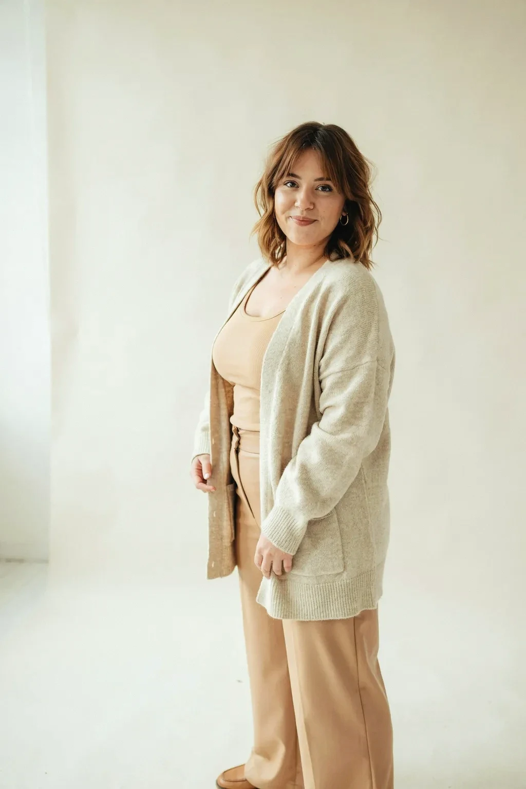 soft shoulder-length shag