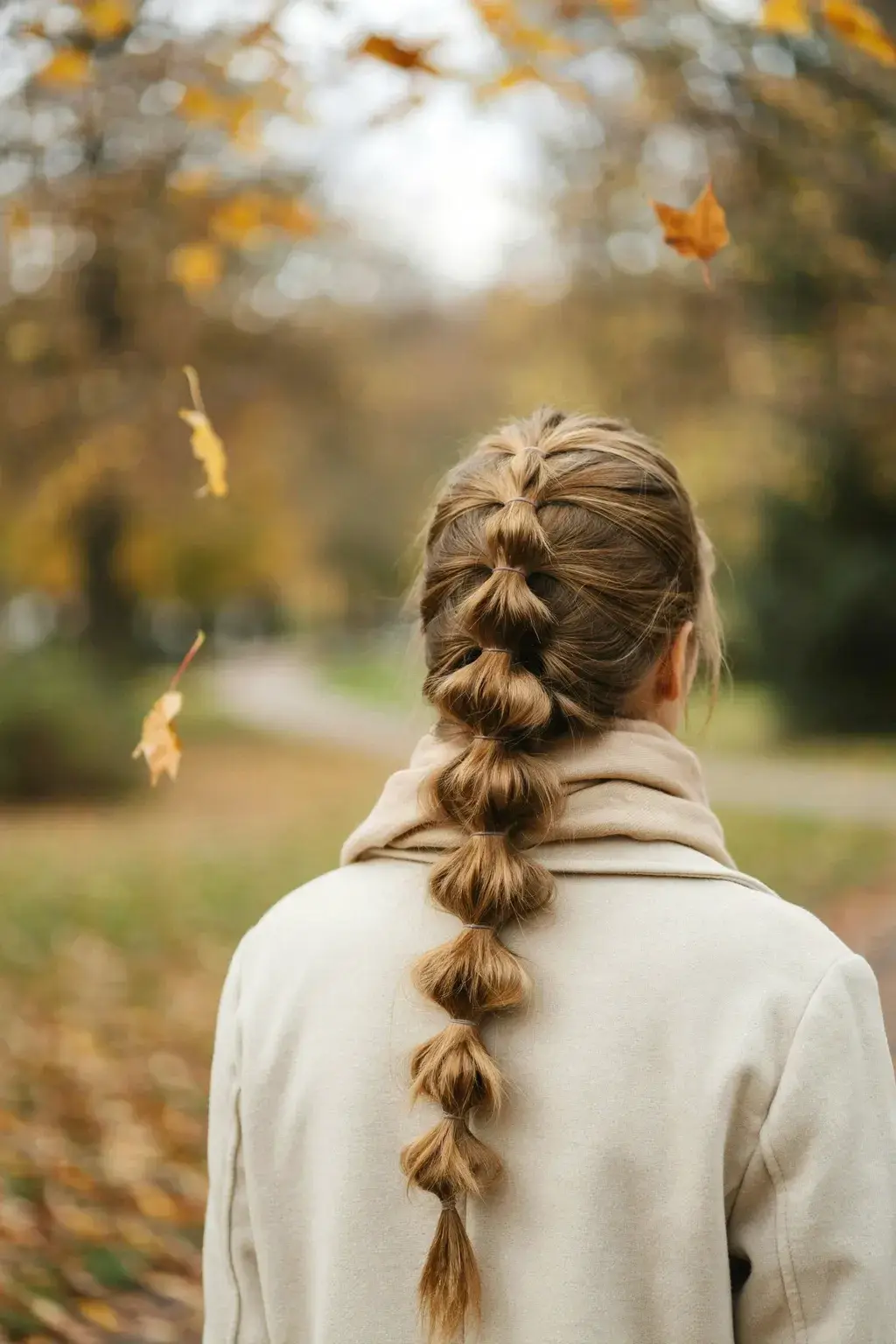 textured bubble braid