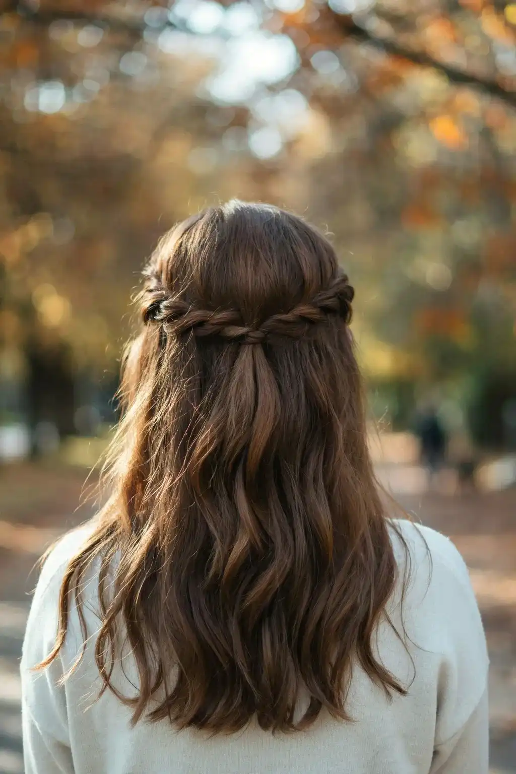 cascading waterfall braid