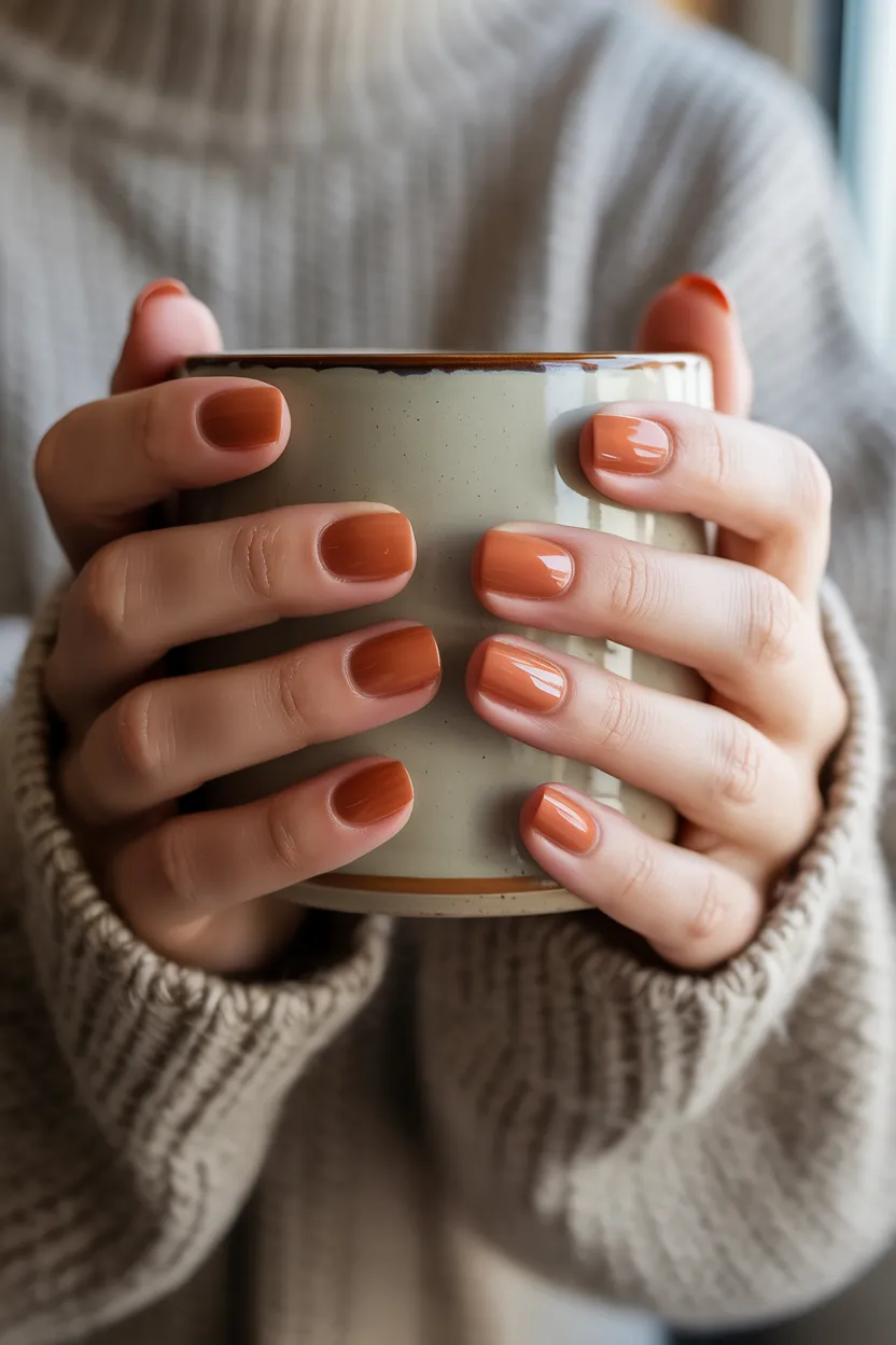 muted terracotta matte