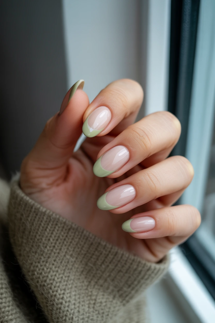 sage green french almond