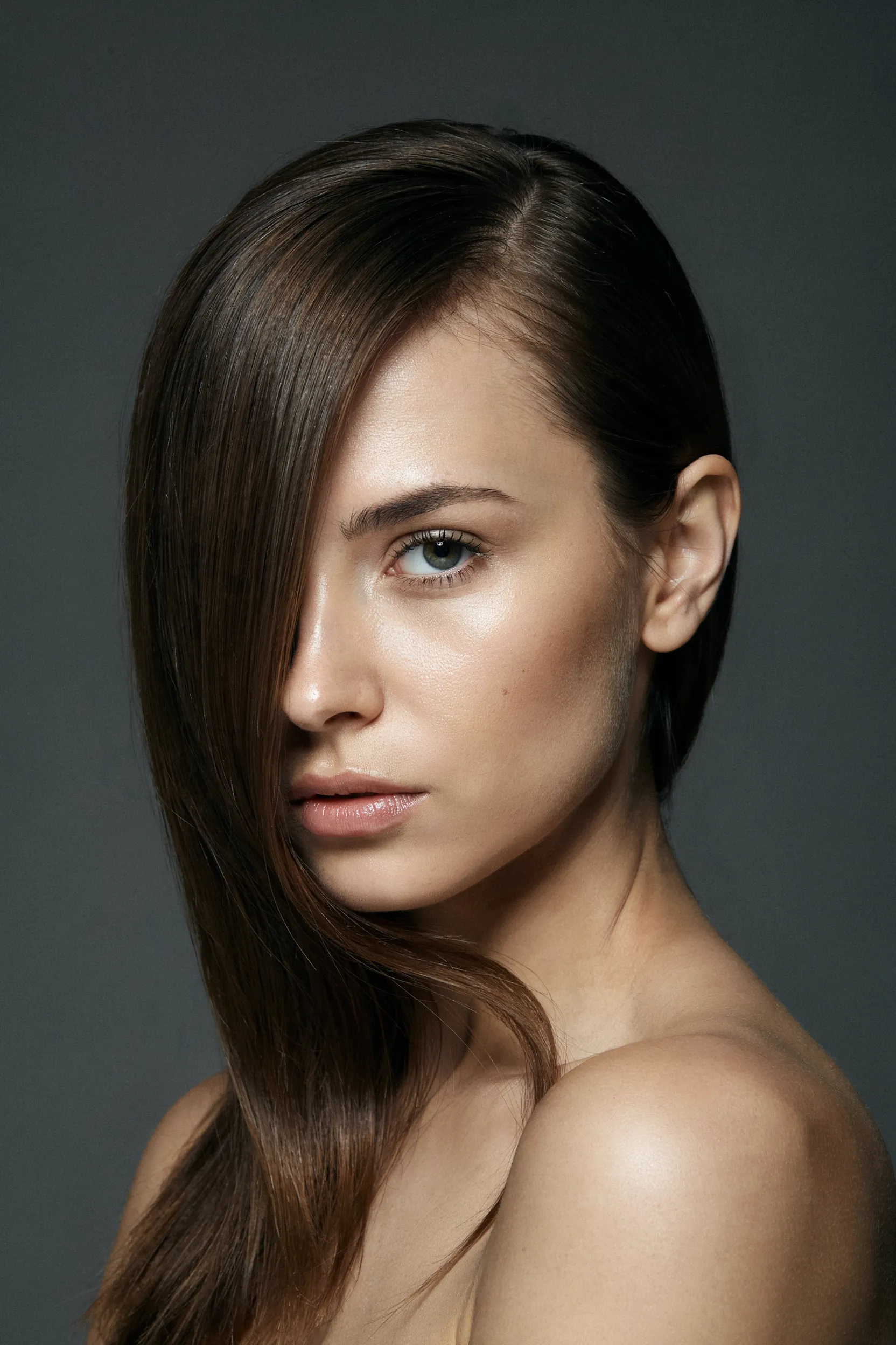 deep side part