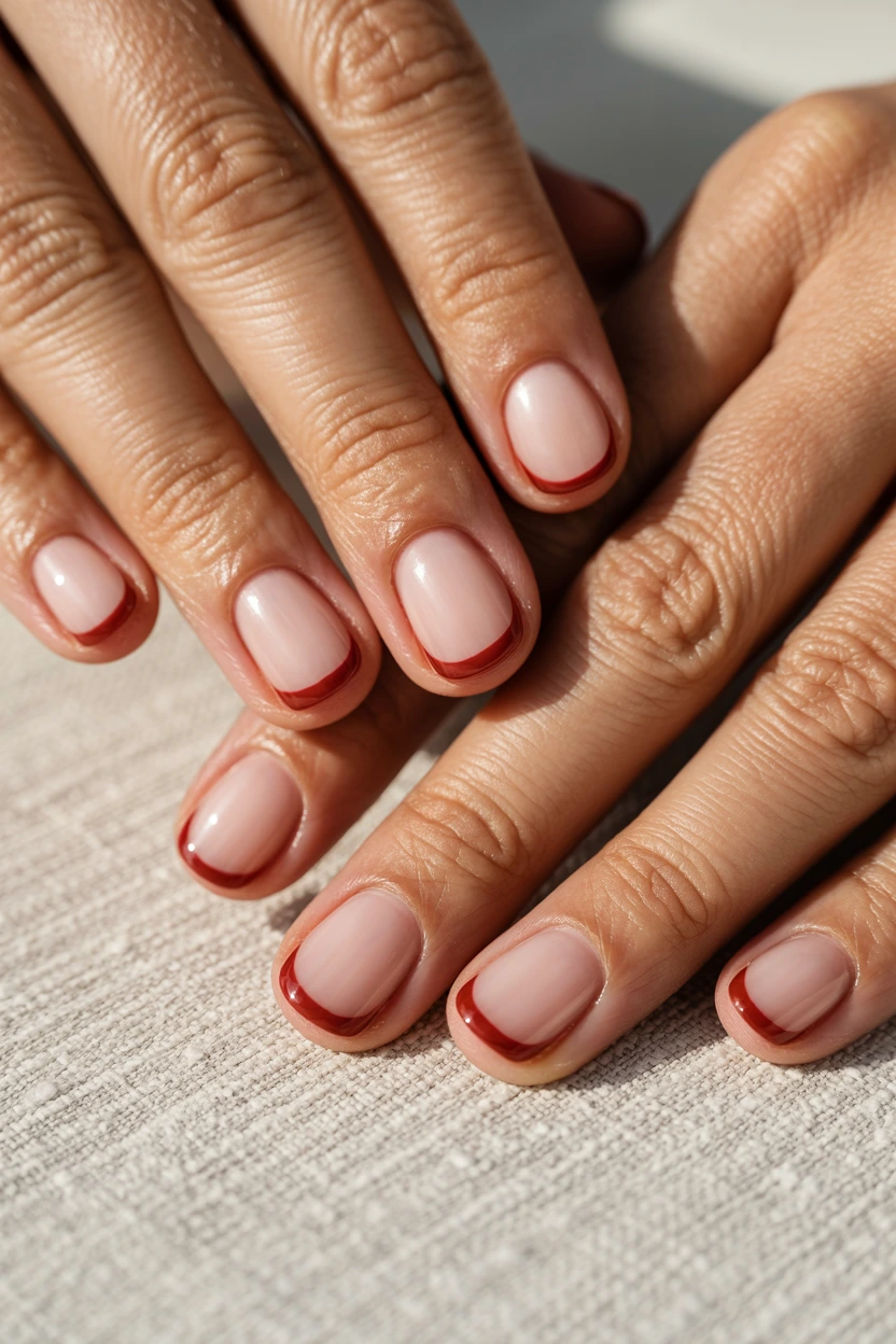 brick red micro french round