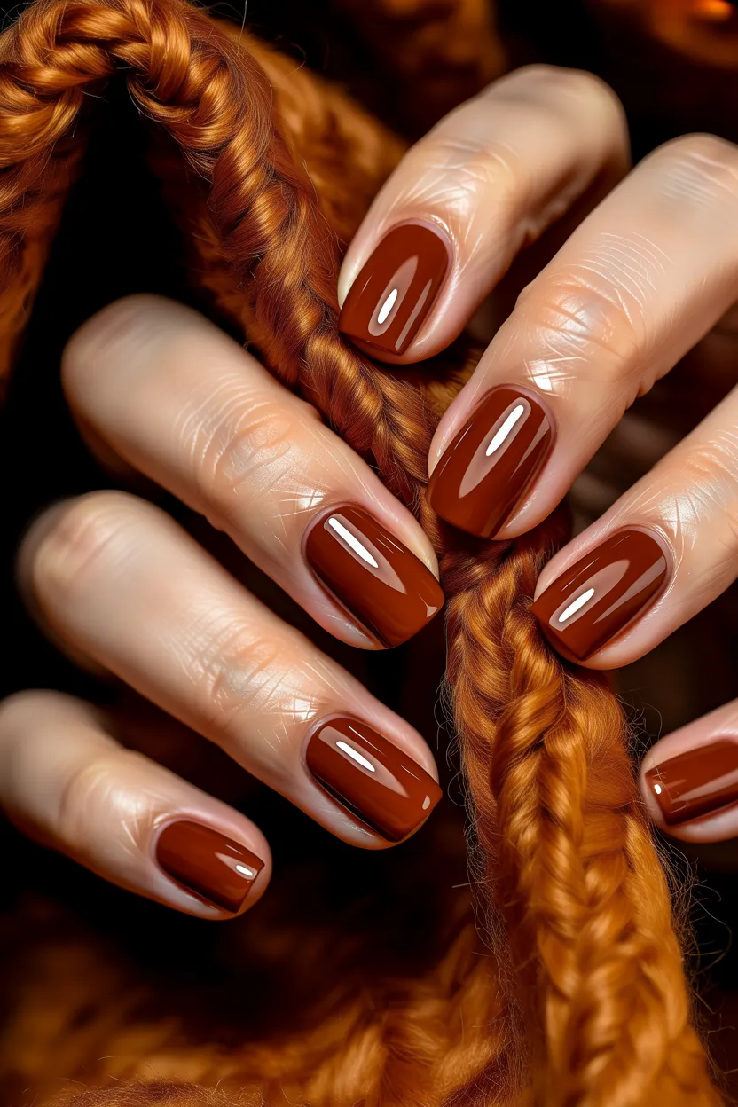 burnt sienna gloss
