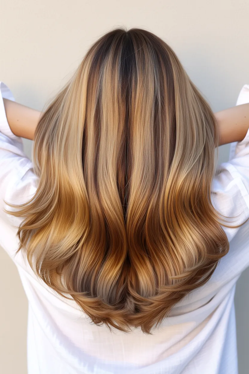 long tapered layers
