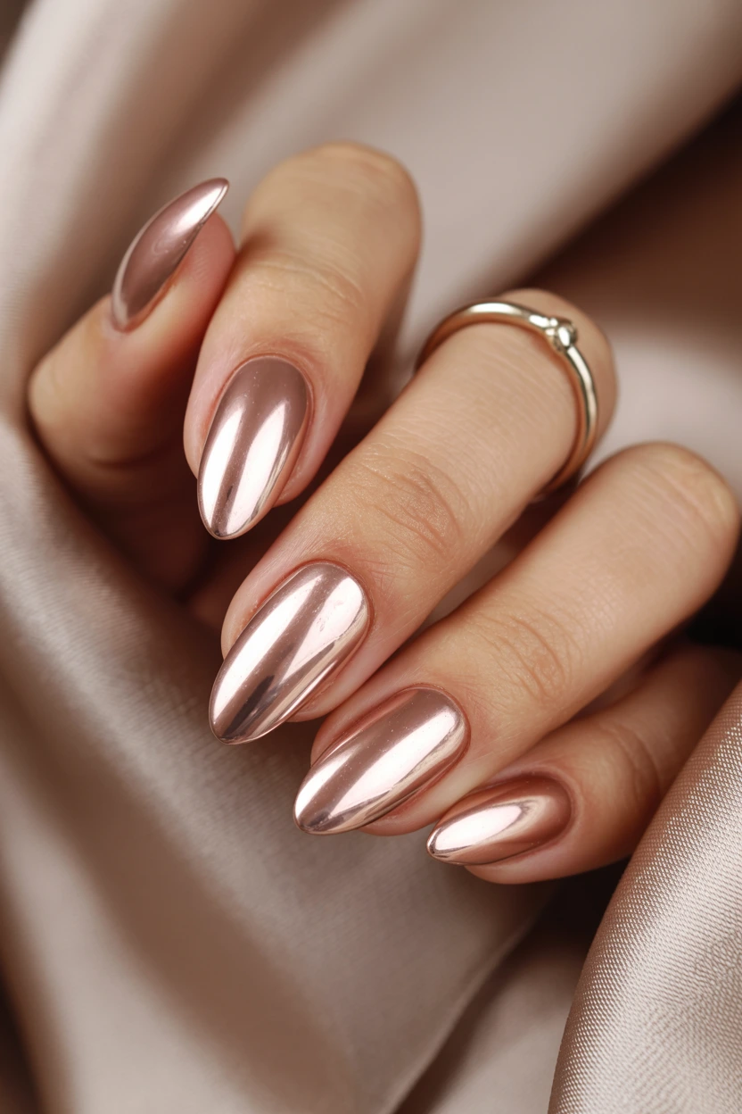 nude chrome shine