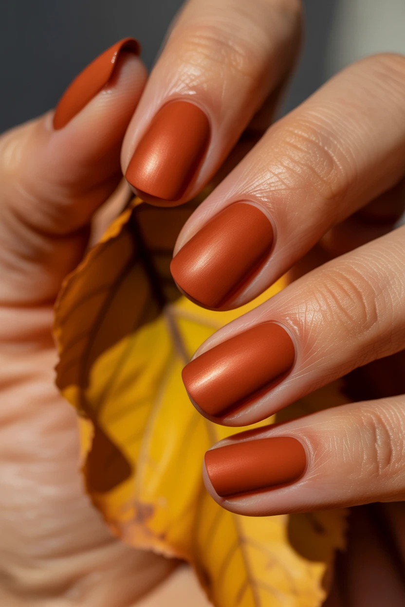 burnt orange matte