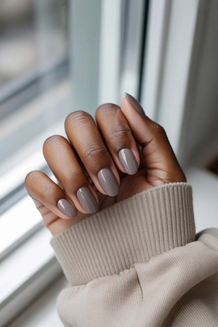 muted taupe nude