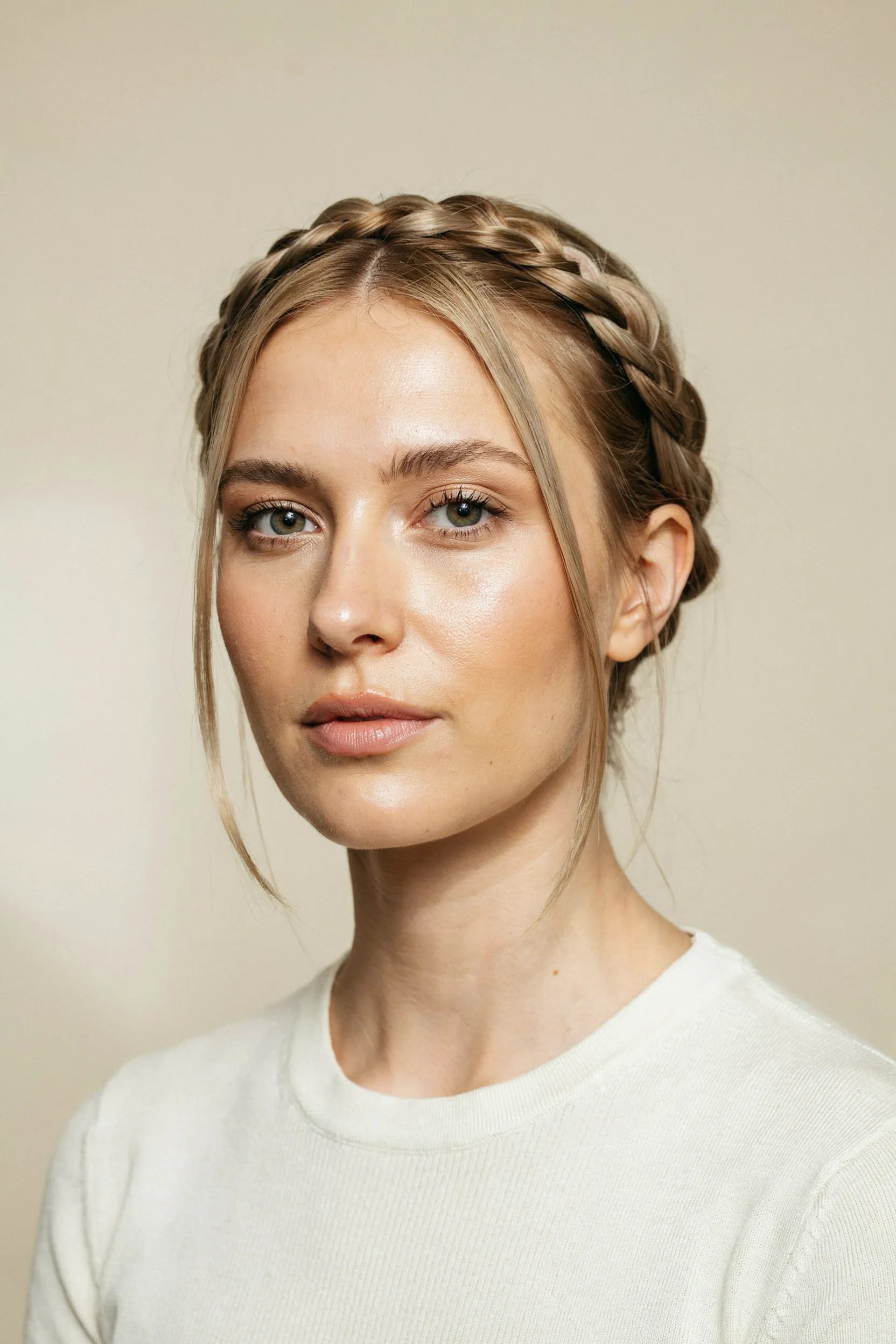 braided headband updo