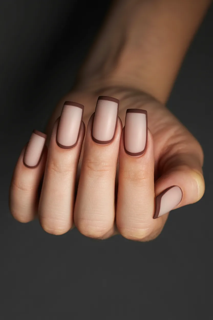 matte espresso borders