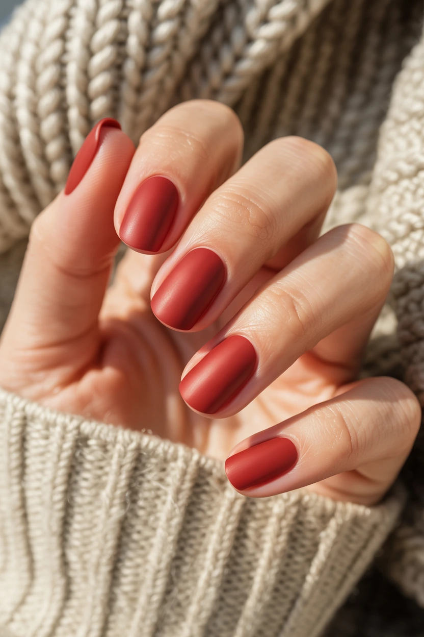 spiced apple matte red