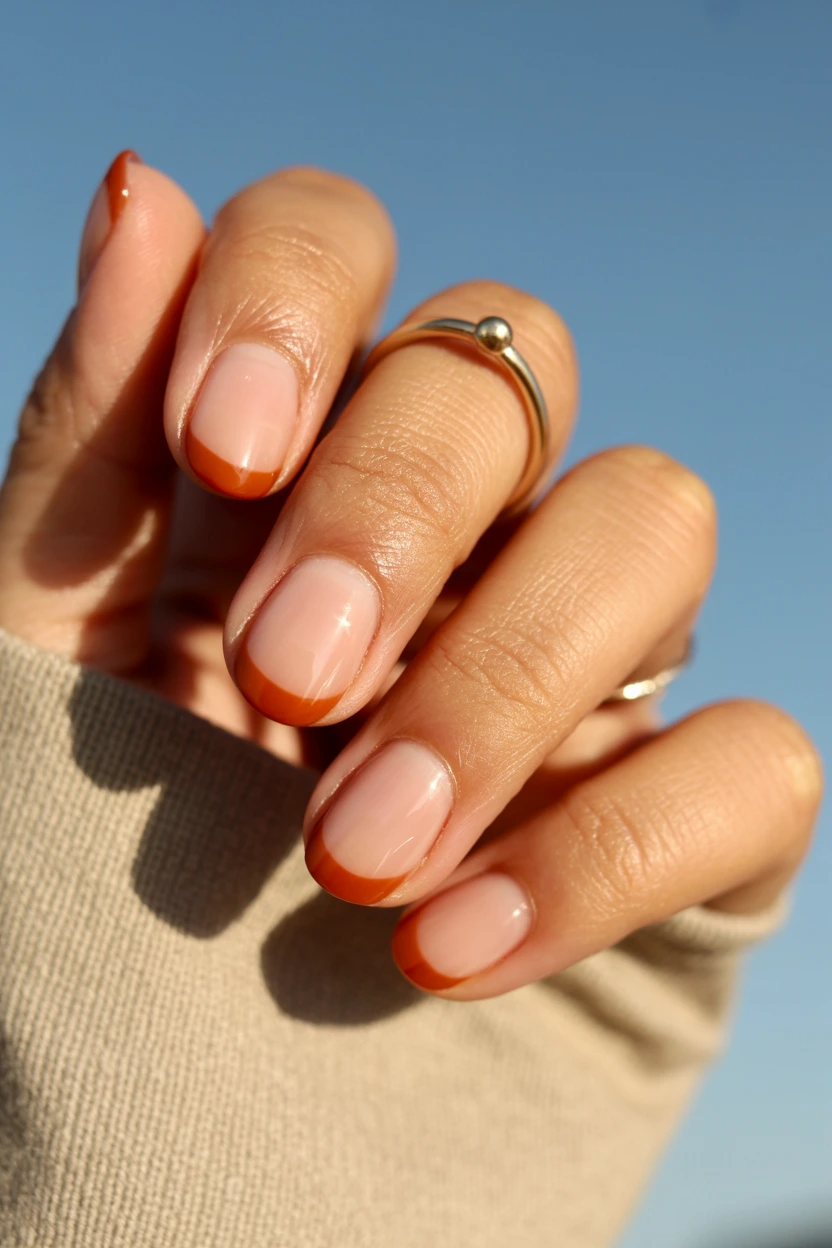 rust orange micro french