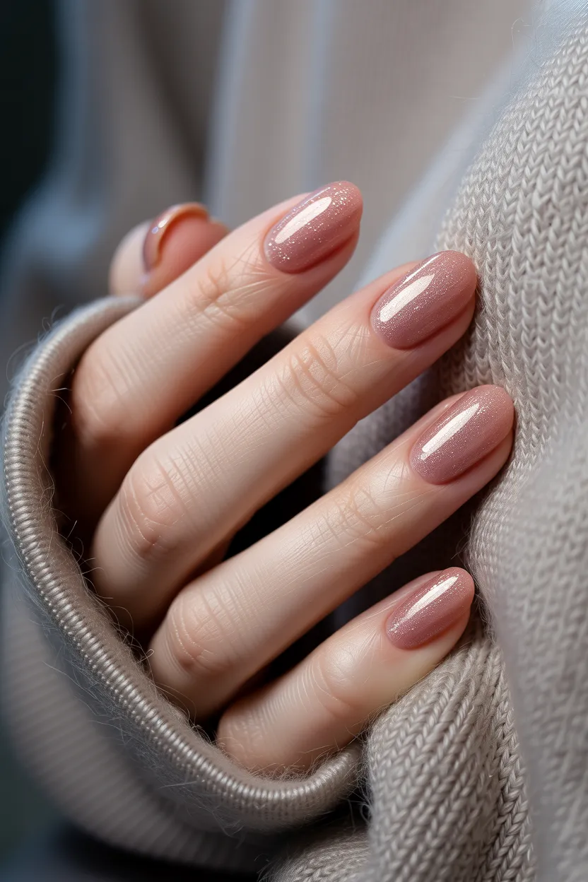 dusty rose shimmer
