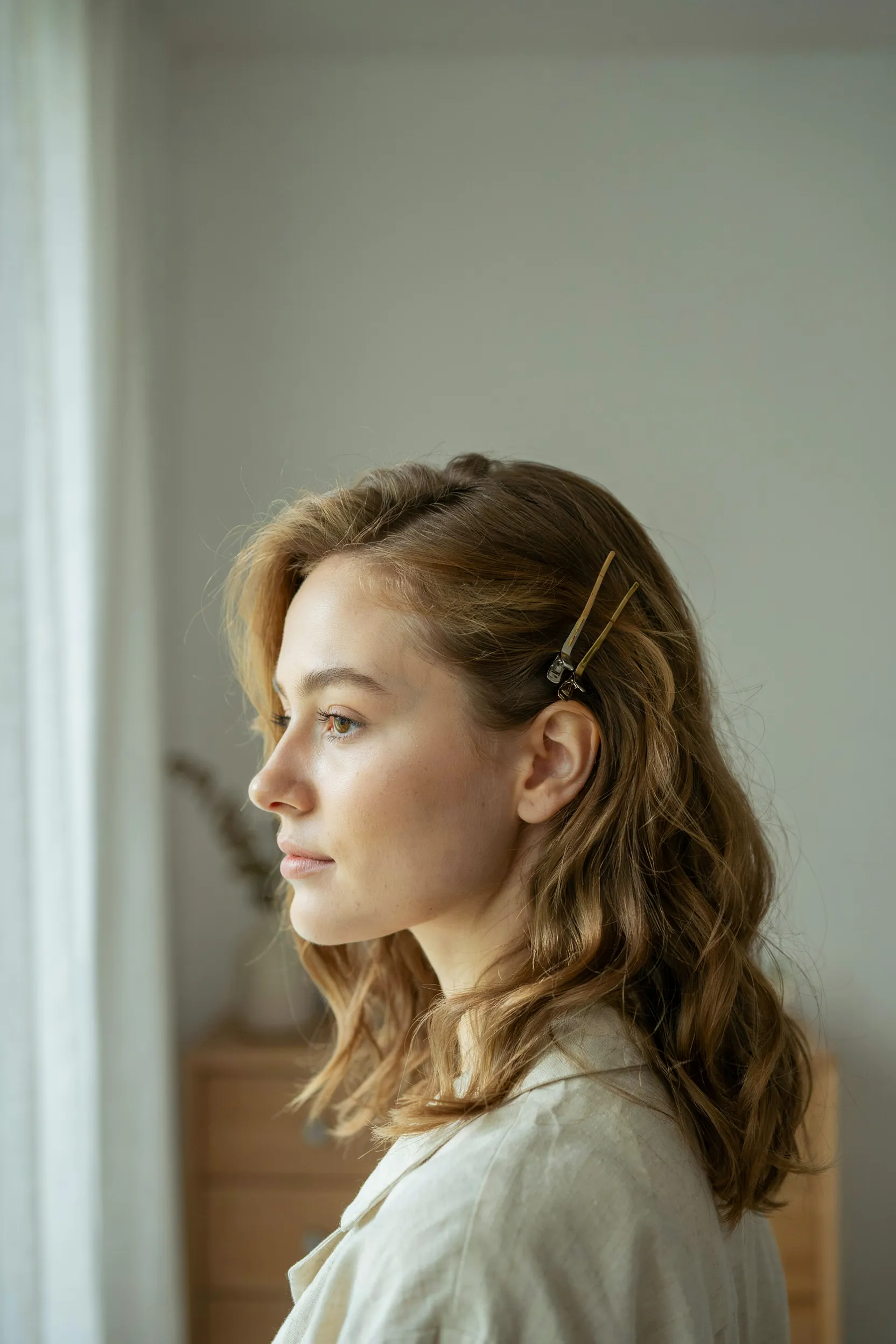 pinned back waves