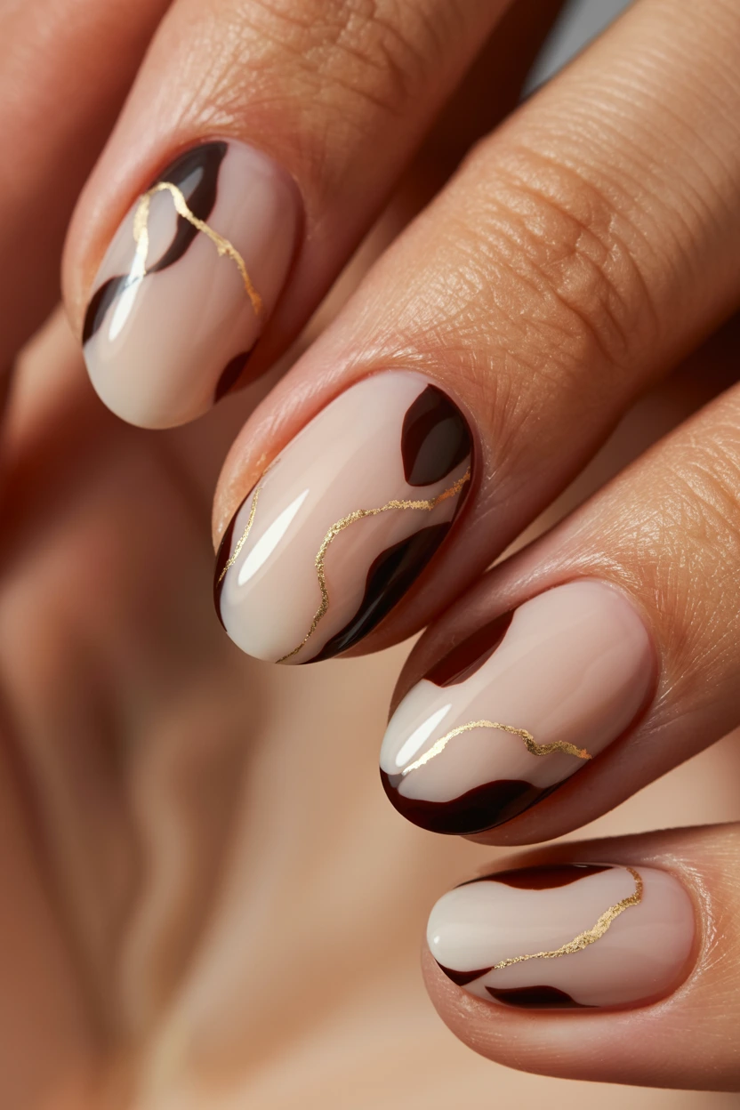 creamy nude foliage