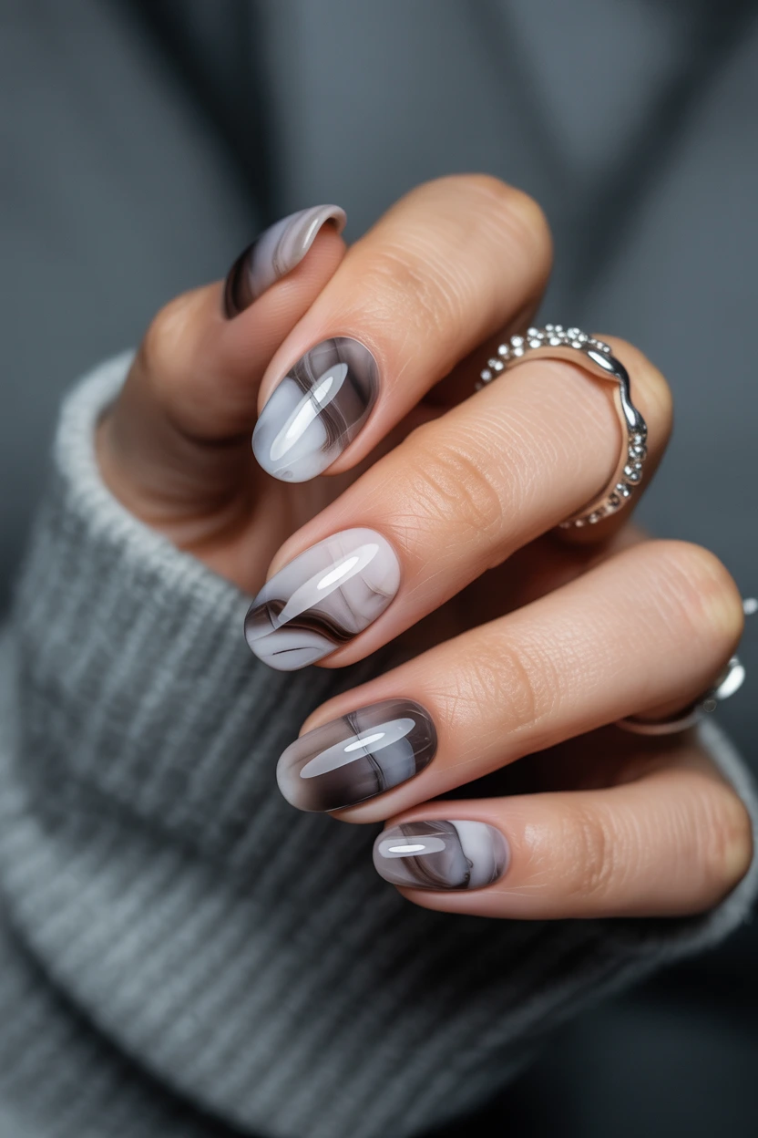 smokey quartz marble
