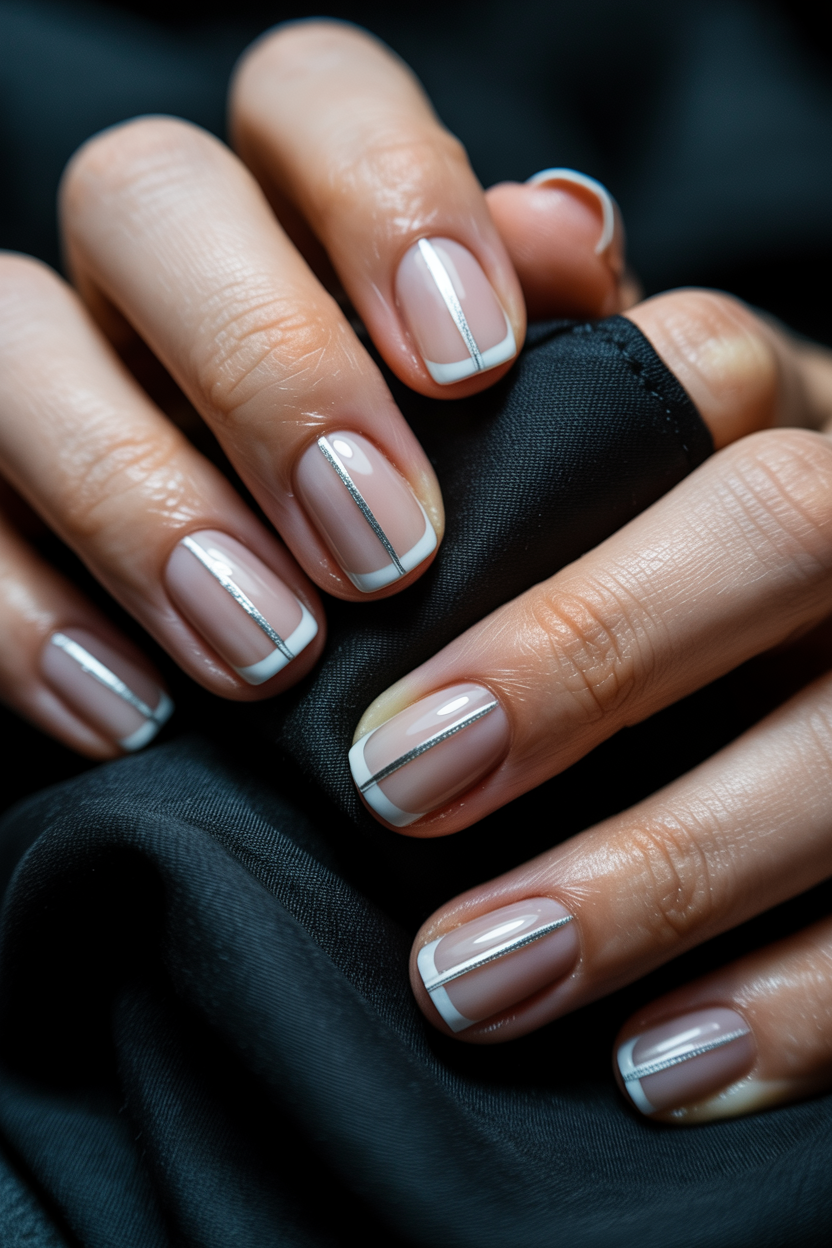 minimalist silver lines
