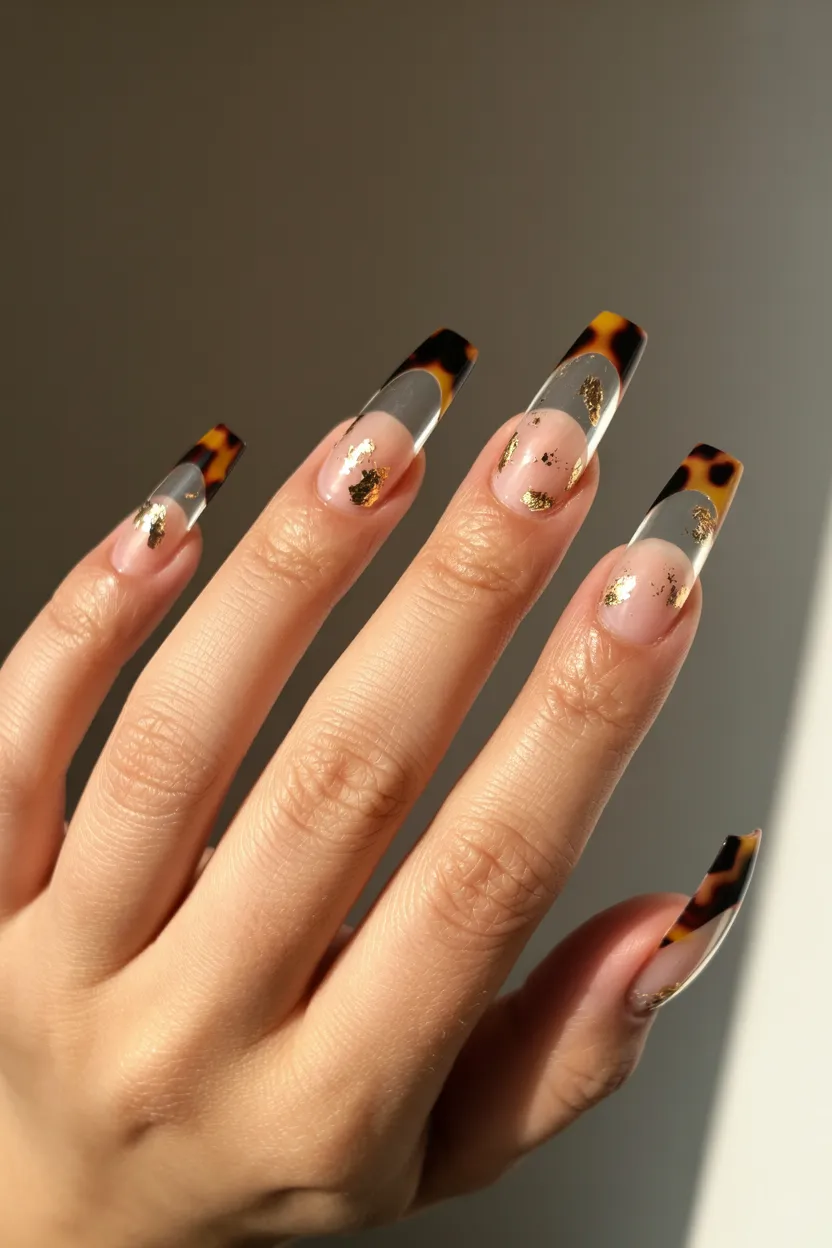 gold foil tortoiseshell tips